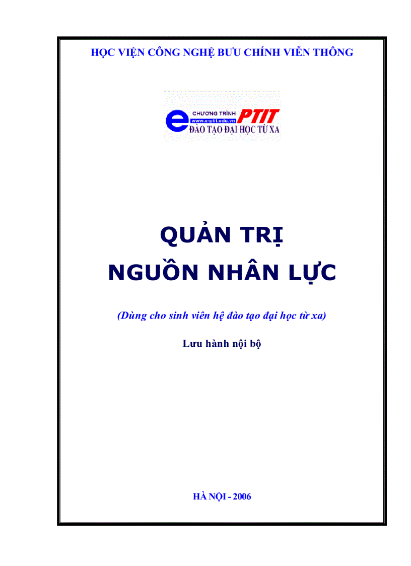 Quản trị nguồn nhân lực