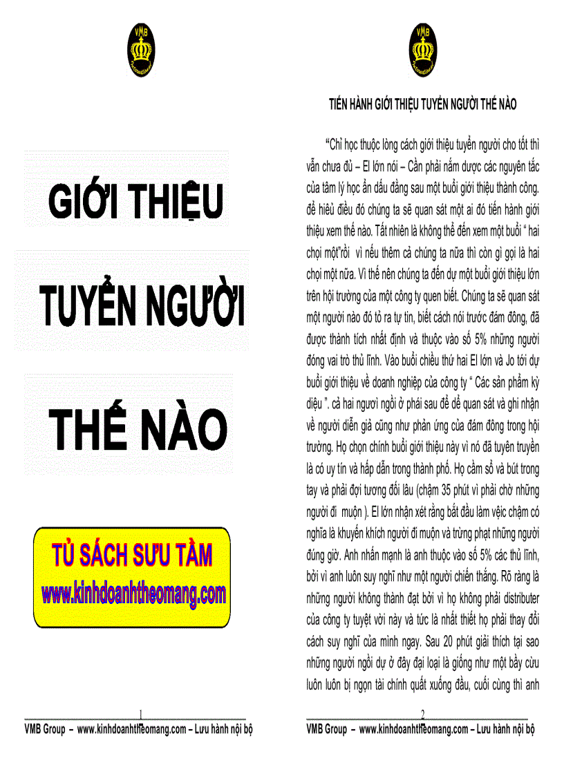 Giới thiệu tuyển người thế nào