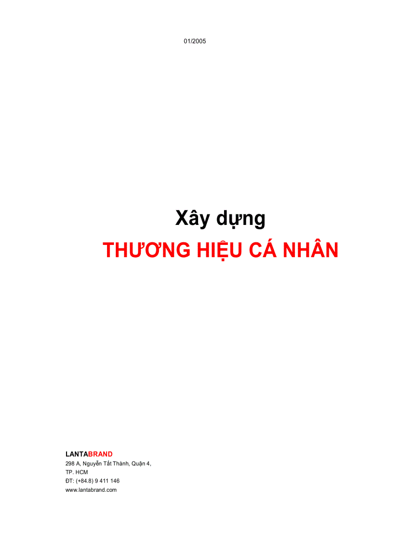 Xây dựng thương hiệu cá nhân