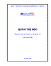 Quản trị học