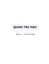 Quản trị học