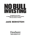 No Bull Investing