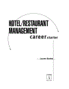 Hotel Restaurant Management Career Starter