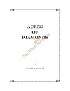 Acres of diamonds Những cánh đồng kim cương