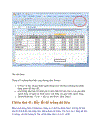 Những tuyệt chiêu trong Excel