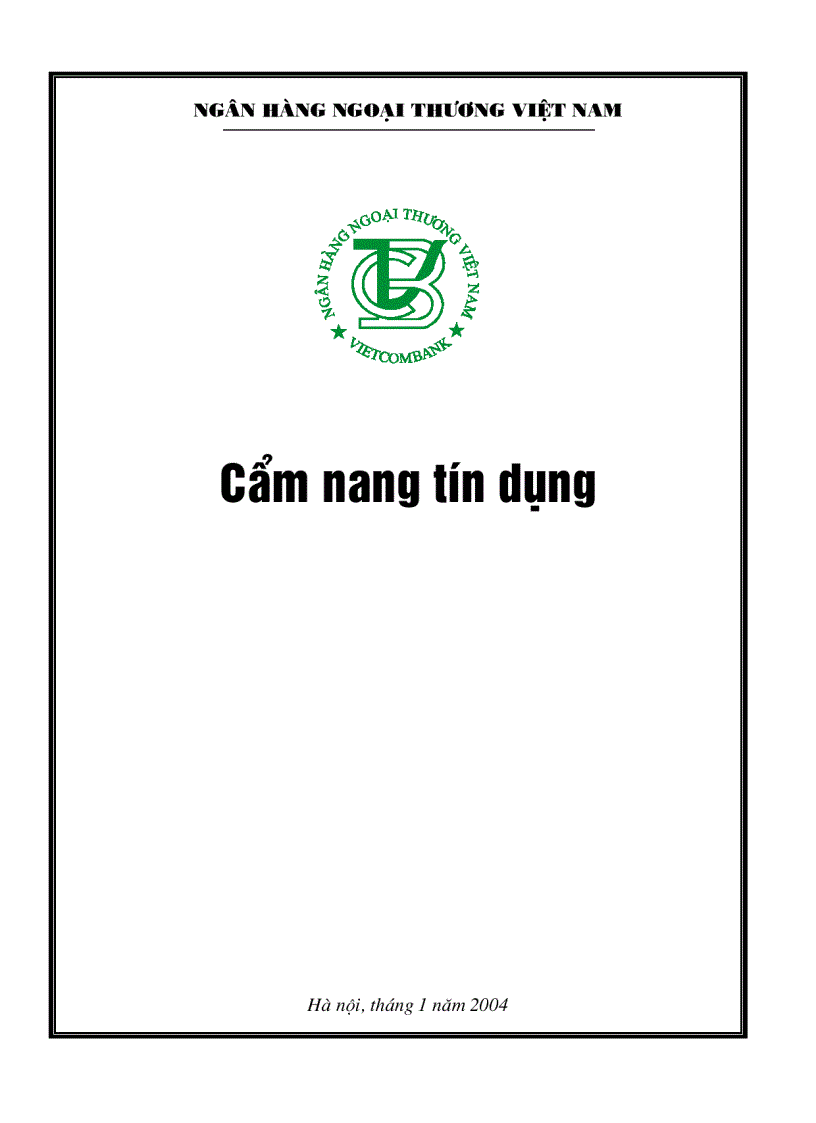 Cẩm nang tín dụng