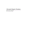 Advanced Organic Chemistry Part B Reaction and Synthesis