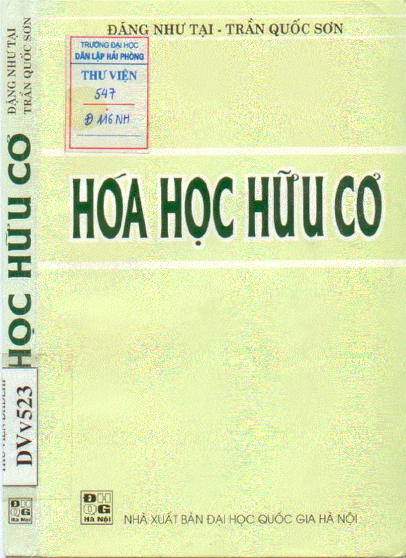 Hóa học hữu cơ