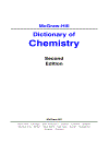 Dictionary of Chemistry