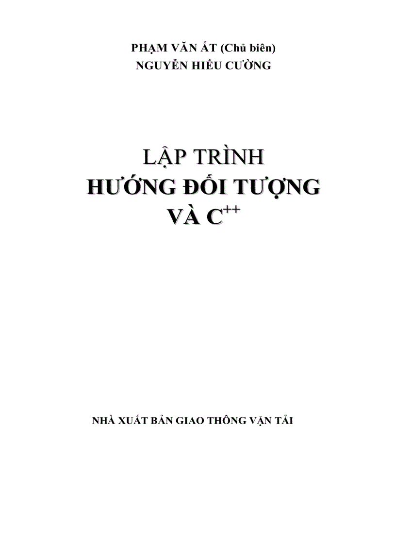 Lập trình hướng đối tượng và C