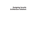 Designing Security Architecture Solutions