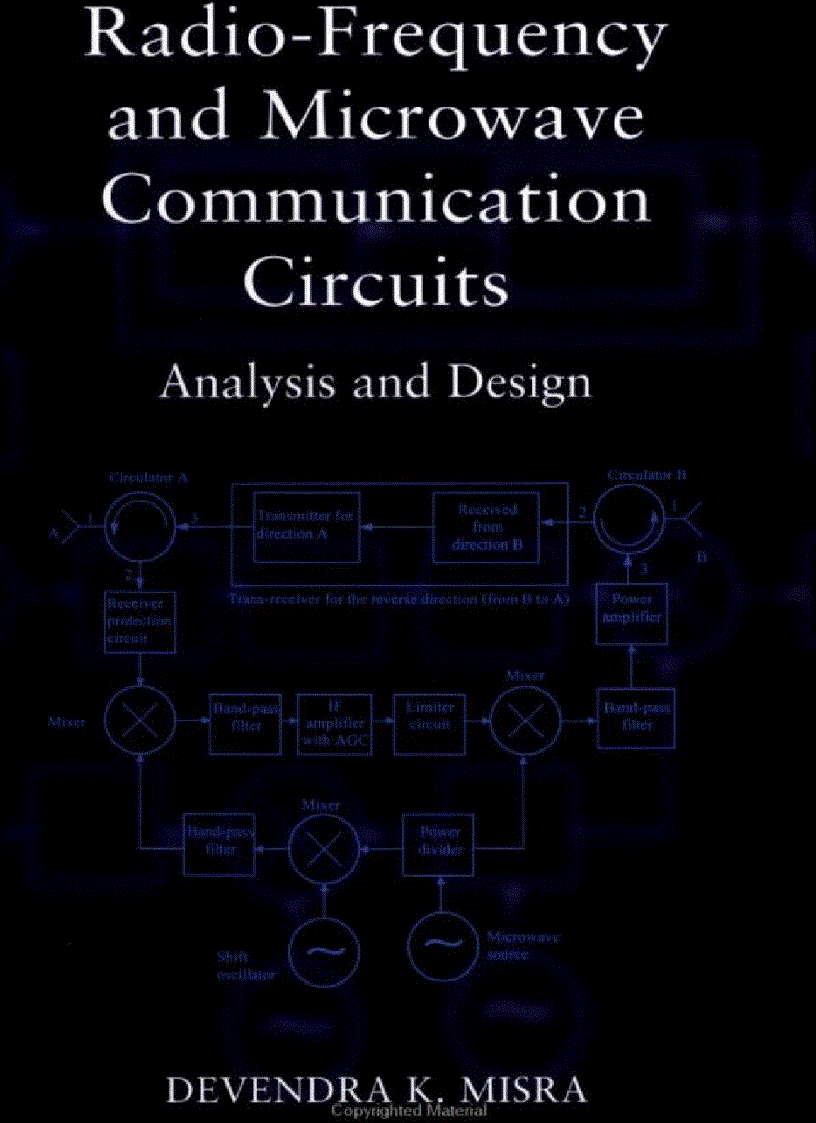 Radio Frequency and Microwave Communication Circuits Analysis and Design