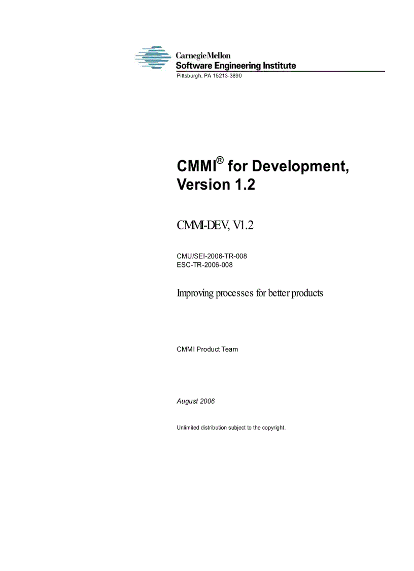 CMMI for Development