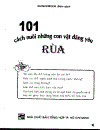 101 Cách nuôi những con vật đáng yêu 5 Rùa