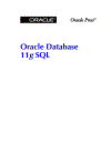 Oracle Database 11g SQL Nov 2007