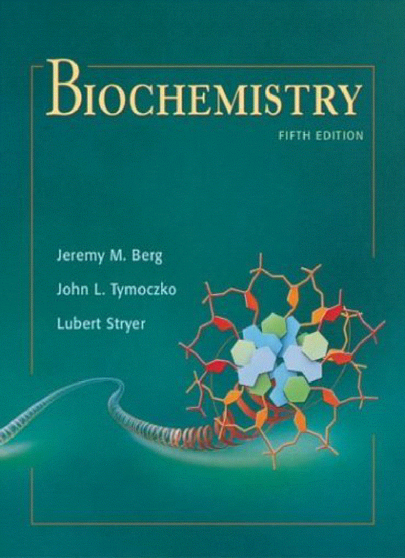 Biochemistry International Version 5th Edition