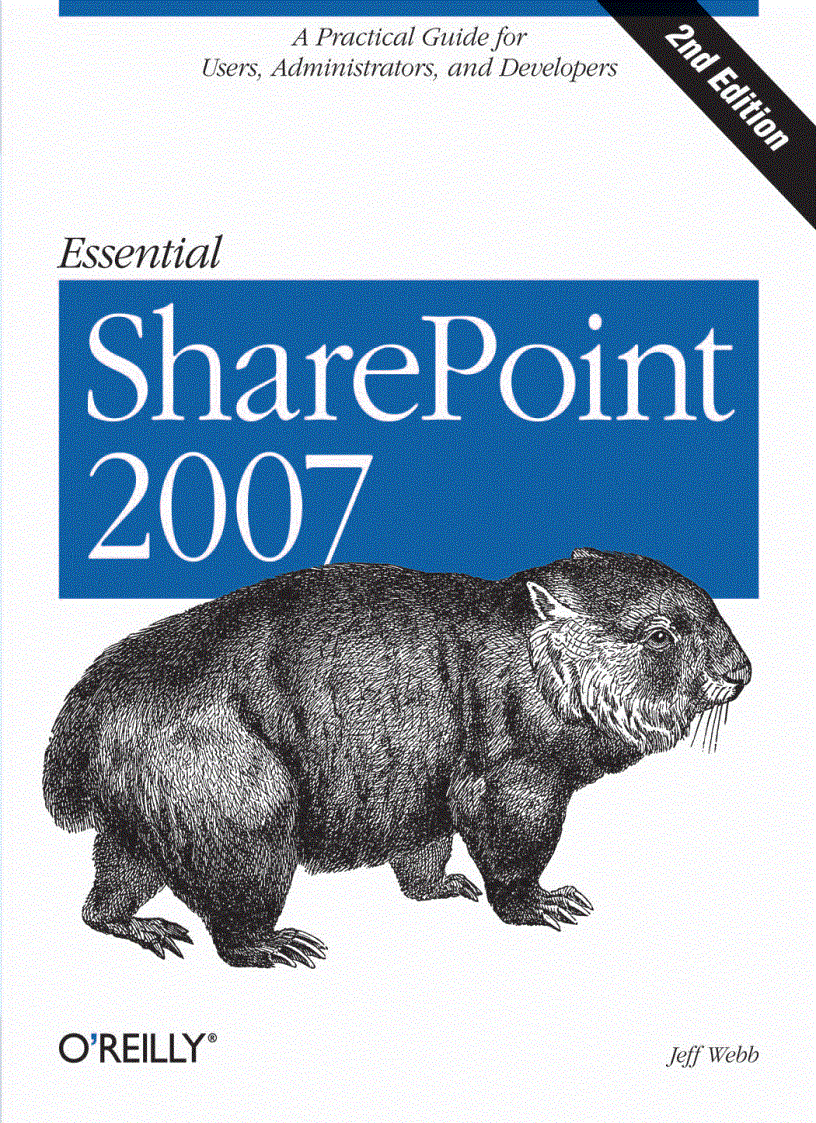 Essential SharePoint 2007 Second Edition