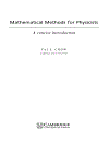 Mathematical Methods for Physicists A Concise Introduction