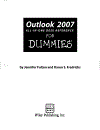 Outlook 2007 All in One Desk Reference For Dummies