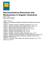 Electrochemical Reactions and Mechanisms in Organic Chemistry