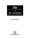 SQL All in One Desk Reference For Dummies