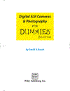 Digital SLR Cameras and Photography For Dummies