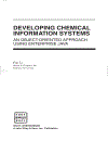 Developing Chemical Information Systems