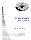 Technical Math Demystified A Self Teaching Guide