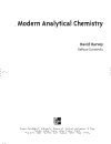 Modern Analytical Chemistry 1st Edition