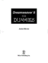 Dreamweaver 8 For Dummies Illustrated Edition