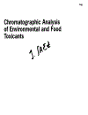 Chromatographic Analysis of Environmental and Food Toxicants