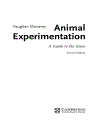 Animal Experimentation A Guide to the Issues 2nd Edition