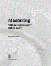 Mastering VBA for Microsoft Office 2007 Apr 2008