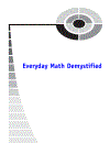 Everyday Math Demystified 1st Edition