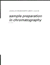 Sample Preparation in Chromatography Vol 65