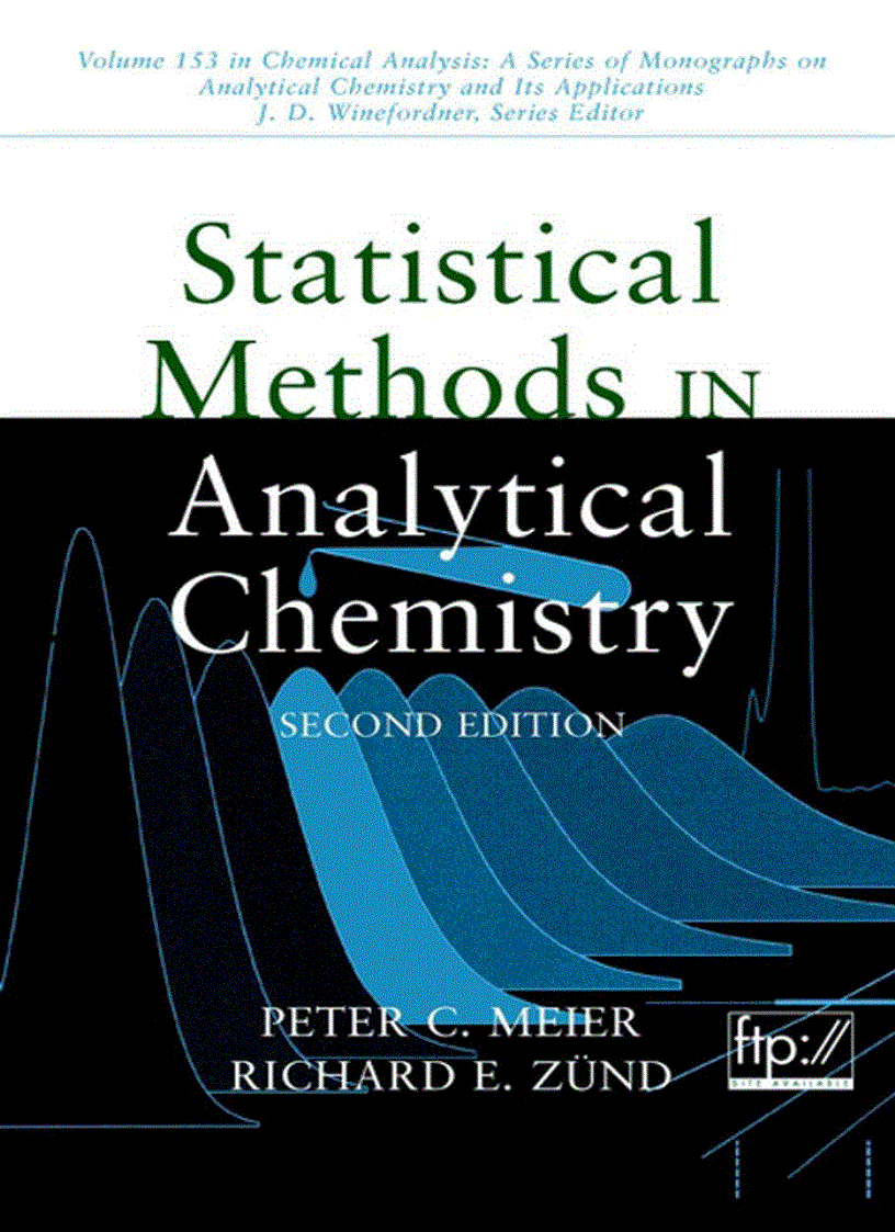 Statistical Methods in Analytical Chemistry 2nd Edition