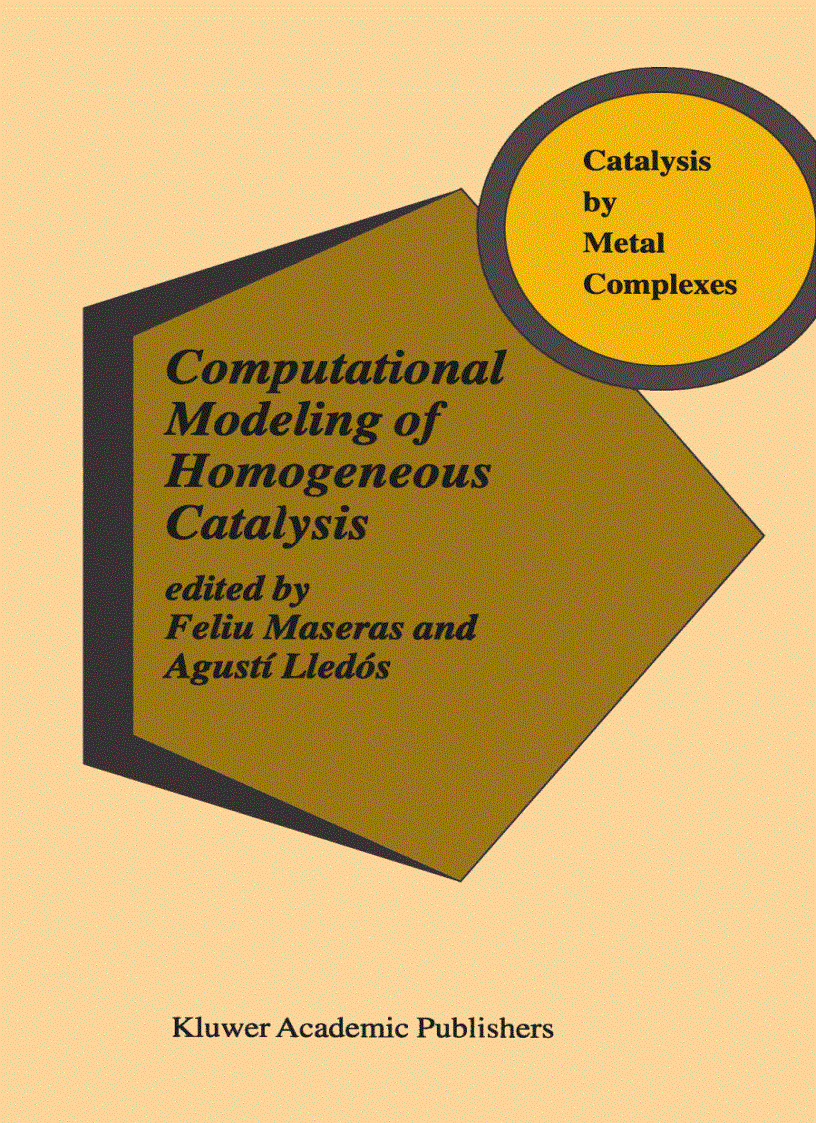 Computational Modeling of Homogeneous Catalysis