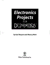 Electronics Projects For Dummies