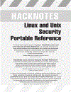 HackNotes Linux and Unix Security Portable Reference