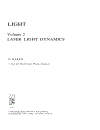 Laser Light Dynamics Volume 2