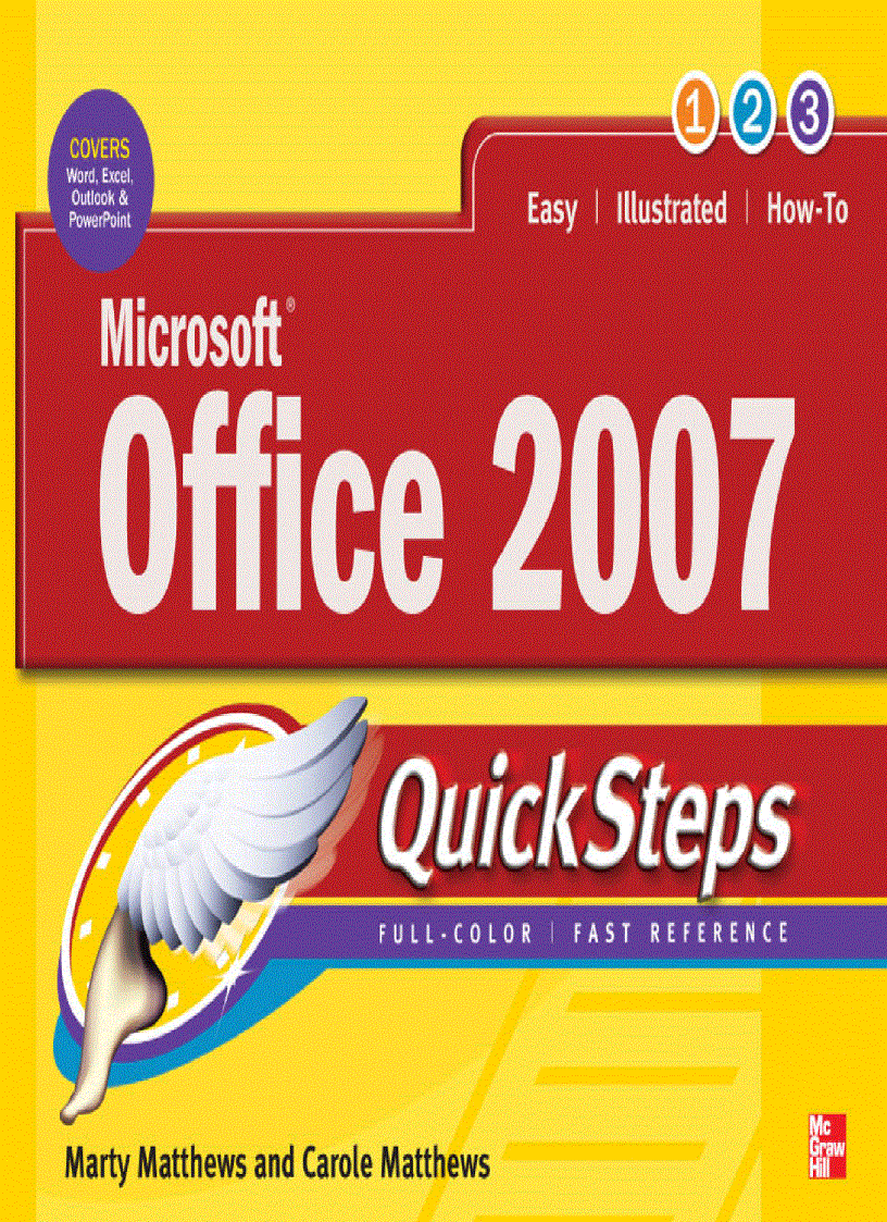 Microsoft Offi ce 2007 QuickSteps Sep 2008