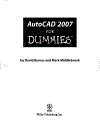 AutoCAD 2007 For Dummies Revised Edition