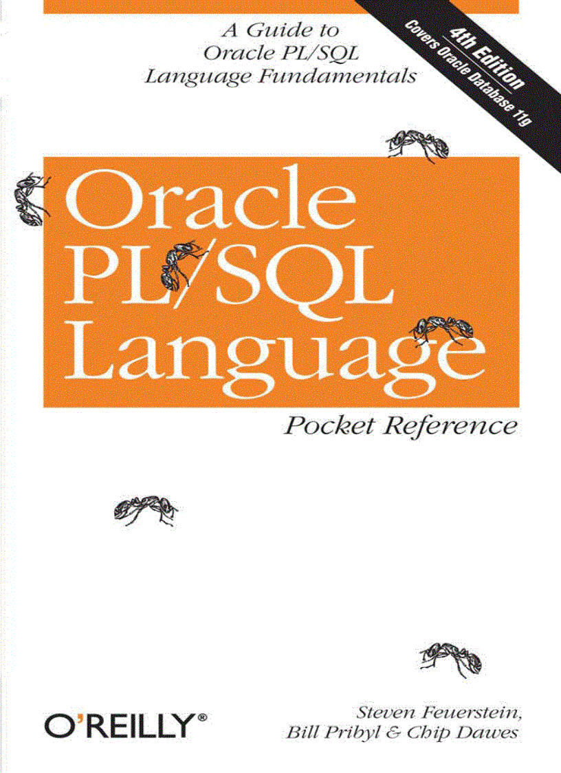 Oracle PL SQL Language Pocket Reference 4th Edition