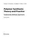 Polymer Synthesis Theory and Practice 4th Editon