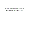 Pharmacodynamic Basis of Herbal Medicine 2nd Edition