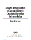 Analysis and Application of Analog Electronic Circuits to Biomedical