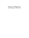 Physics of Magnetism and Magnetic Materials