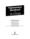 Trigonometry Workbook For Dummies