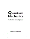 Quantum Mechanics A Modern Development