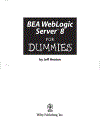 BEA WebLogic Server 8 For Dummies